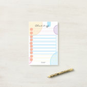 Check it off Notizblock Abhaken-Block Post-it® Notes (Op bureau)