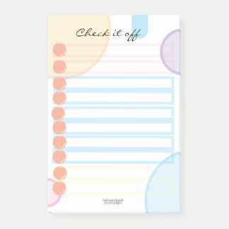 Check it off Notizblock Abhaken-Block Post-it® Notes