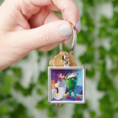 Check it Twice Kerstman Sleutelhanger (Hand)