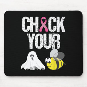 Check je Boo Bijen Leuke Borstkanker Halloween Gi Muismat