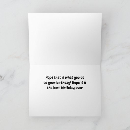 **CHECK JE MAILBOX OP JE VERJAARDAG** KAART (Binnen)