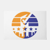 Check Mark of Unity Deurmat (Voorkant)
