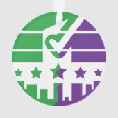 Check Mark of Unity Ornament (achterkant)