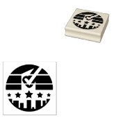 Check Mark of Unity Rubberstempel (Gestempeld)