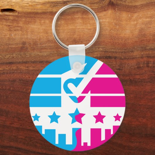 Check Mark of Unity Sleutelhanger (Achterkant)