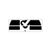 Check Mark of Unity Zelfinktende Stempel (Design)