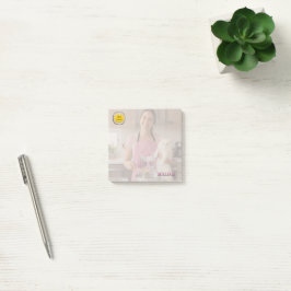CHECK MEO Witte Kat met Koptelefoon – Gepersonalis Post-it® Notes