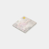 CHECK MEO Witte Kat met Koptelefoon – Gepersonalis Post-it® Notes (Schuin)