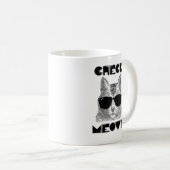 Check Meowt — Cat Humor Koffiemok (Voorkant rechts)
