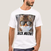 CHECK MEOWT, Funny Cat T-shirts (Voorkant)