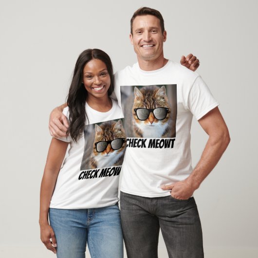 CHECK MEOWT, Funny Cat T-shirts (Unisex)