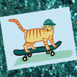 Check Meowt. Tabblad 'Skateboarden' Kat AANPASSEN  Briefkaart<br><div class="desc">CONTROLEER MEOWT! Heb je ooit een skateboardkat gezien? PAS het aan door uw eigen tekst toe te voegen als u wilt. Bekijk deze grappige kattenkaart en controleer mijn winkel op meer overeenkomende objecten zoals mokken,  stickers en meer. En natuurlijk ook nog meer katten.</div>