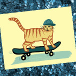 Check Meowt. Tabblad 'Skateboarden' Kat AANPASSEN  Briefkaart<br><div class="desc">CONTROLEER MEOWT! Heb je ooit een skateboardkat gezien? PAS het aan door uw eigen tekst toe te voegen als u wilt. Bekijk deze grappige kattenkaart en controleer mijn winkel op meer overeenkomende objecten zoals mokken,  stickers en meer. En natuurlijk ook nog meer katten.</div>