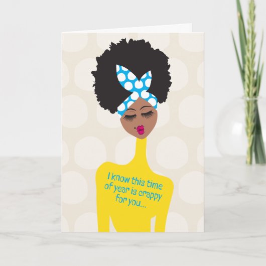 Check op je sterke vrienden - Crappy jaar Bedankkaart (Voorkant)