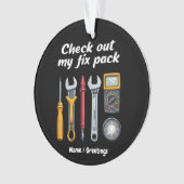 Check Out Mijn Fixpack Het Premium Kit Aangepast Ornament (voorkant)