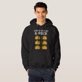 Check Out My 6 Six Pack Fitness Taco Mexican Gym T Hoodie (Voorkant volledig)