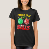 Check Out My Balls  Dirty Christmas For Mens Adult T-shirt (Voorkant)
