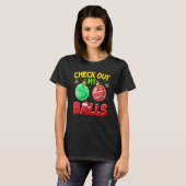 Check Out My Balls Dirty Christmas For Mens Adult T-shirt (Voorkant volledig)