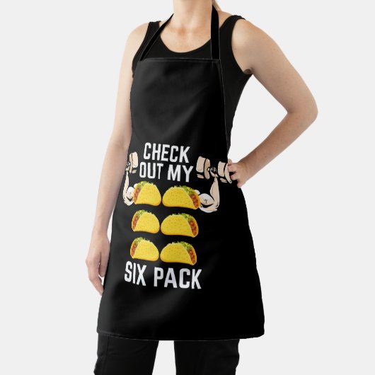 Check Out My Six Pack 6-Pack Tacos - Funny Schort (Insitu)