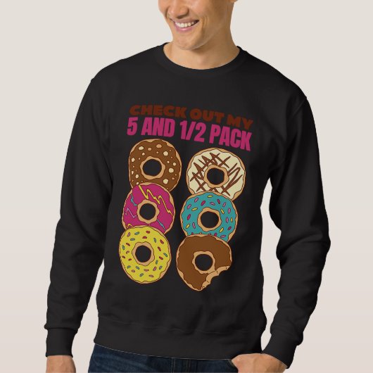 Check Out My Six Pack   Donut  1 Trui (Voorkant)