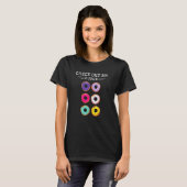 Check Out My Six Pack Donut  Baking Baker Sweets K T-shirt (Voorkant volledig)