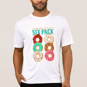 Check Out My Six Pack - Grappige Donuts Workout Ab T-shirt