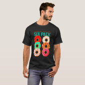 Check Out My Six Pack - Grappige Donuts Workout Ab T-shirt (Voorkant volledig)