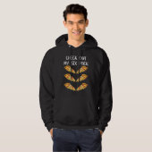Check Out My Six Pack Pizza Slices Pepperoni Abs Hoodie (Voorkant volledig)