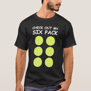 Check Out My Six Pack - Tennisballen T-shirt