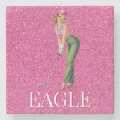 Check Out These Chic Golf Gifts Stenen Onderzetter (Voorkant)