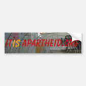 check point, It, is, Apartheid.org Bumpersticker (Voorkant)