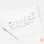 Check Sticker Money Manifest Goals (Envelop)