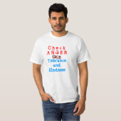 Check Woede GET Tolerantie en Vriendelijkheid T-shirt (Voorkant volledig)