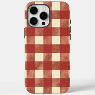 Check Yourself: de klassieke Westerne Gingham Mai iPhone 16 Pro Max Hoesje