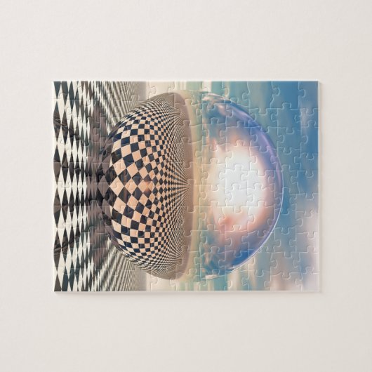 Checker Ball Legpuzzel (Horizontaal)