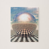 Checker Ball Legpuzzel (Verticaal)