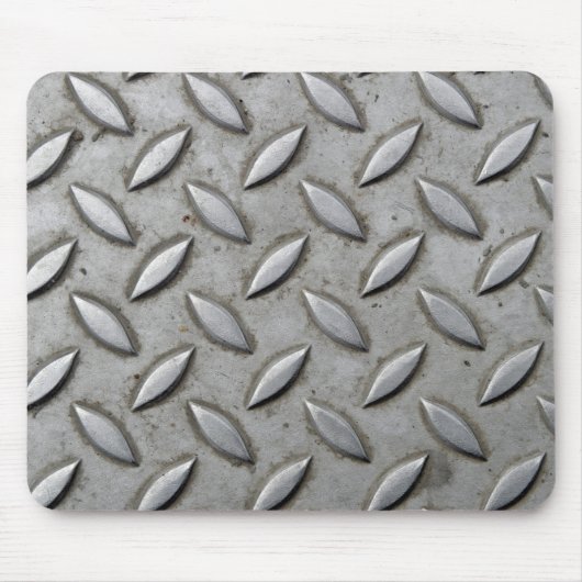 Checker Bord Industrial Warehouse Steel Chic Muismat (Voorkant)