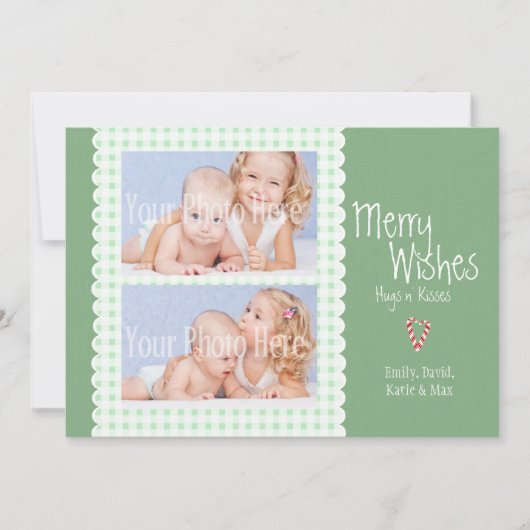 Checker Craft Flat Kaart Foto (Voorkant)