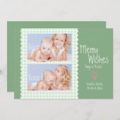 Checker Craft Flat Kaart Foto (Voorkant / Achterkant)