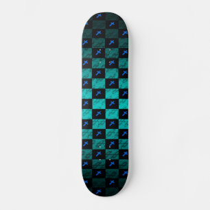 Checker Cross Skateboard