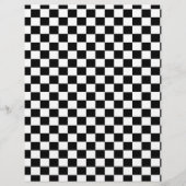 Checker Flag DIY Bunting Flyer (Achterkant)