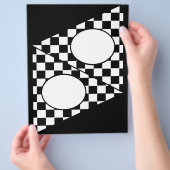 Checker Flag DIY Bunting Flyer (Hand)