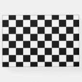 Checker Flag Guest Book Gastenboek (Achterkant)