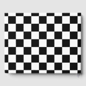 Checker Flag Guest Book Gastenboek (Achterkant)