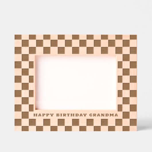 Checker gepersonaliseerd gegraveerde lijstjes (Voorkant)