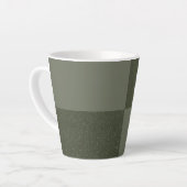Checker Moss Green Latte Mok – (Linkerhoek)