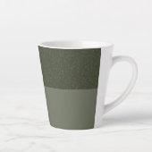 Checker Moss Green Latte Mok – (Rechts)