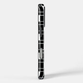 Checker patroon in zwart en wit Case-Mate iPhone case (Achterkant / Rechts)
