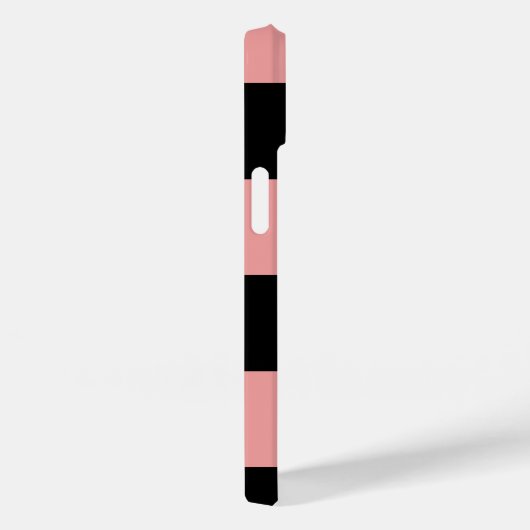 Checker Patroon Roze en Zwarte Vierkanten Case-Mate iPhone Case (Achterkant / Rechts)