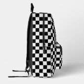 Checker Patroon Sport Rugzak met Aangepaste Naam (Links)